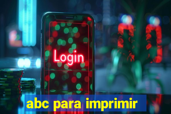 abc para imprimir